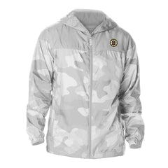 Boston Bruins Columbia Camo Flash Challenger Omni-Shade Full-Zip Hoodie Windbreaker -  NHL Hoodies