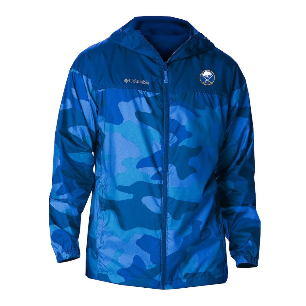 Buffalo Sabres Columbia Camo Flash Challenger Omni-Shade Full-Zip Hoodie Windbreaker -  NHL Hoodies