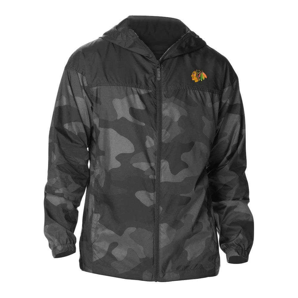 Chicago Blackhawks Columbia Camo Flash Challenger Omni-Shade Full-Zip Hoodie Windbreaker -  NHL Hoodies