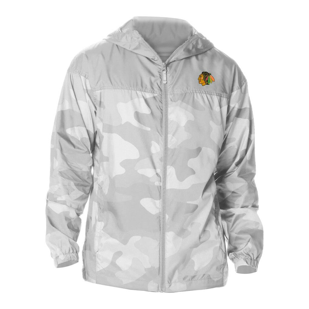 Chicago Blackhawks Columbia Camo Flash Challenger Omni-Shade Full-Zip Hoodie Windbreaker -  NHL Hoodies