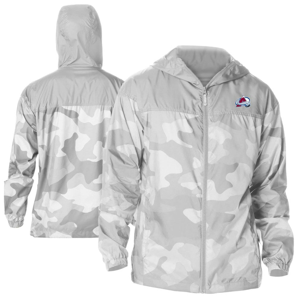 Colorado Avalanche Columbia Camo Flash Challenger Omni-Shade Full-Zip Hoodie Windbreaker -  NHL Hoodies