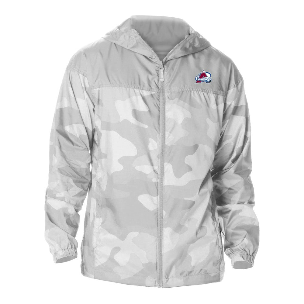 Colorado Avalanche Columbia Camo Flash Challenger Omni-Shade Full-Zip Hoodie Windbreaker -  NHL Hoodies