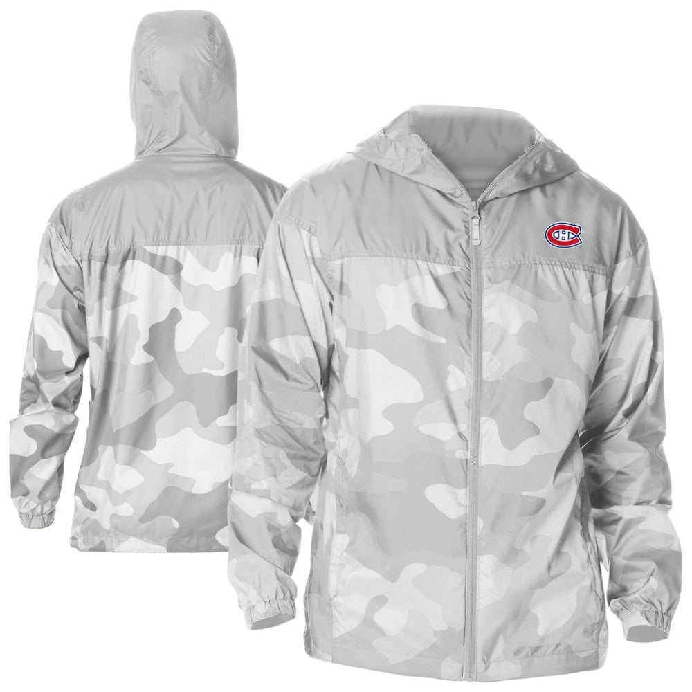 Montreal Canadiens Columbia Camo Flash Challenger Omni-Shade Full-Zip Hoodie Windbreaker -  NHL Hoodies