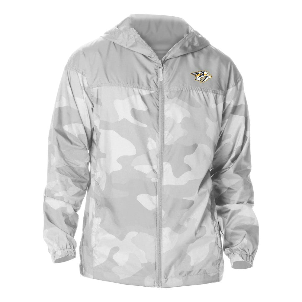 Nashville Predators Columbia Camo Flash Challenger Omni-Shade Full-Zip Hoodie Windbreaker -  NHL Hoodies