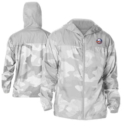 New York Islanders Columbia Camo Flash Challenger Omni-Shade Full-Zip Hoodie Windbreaker -  NHL Hoodies