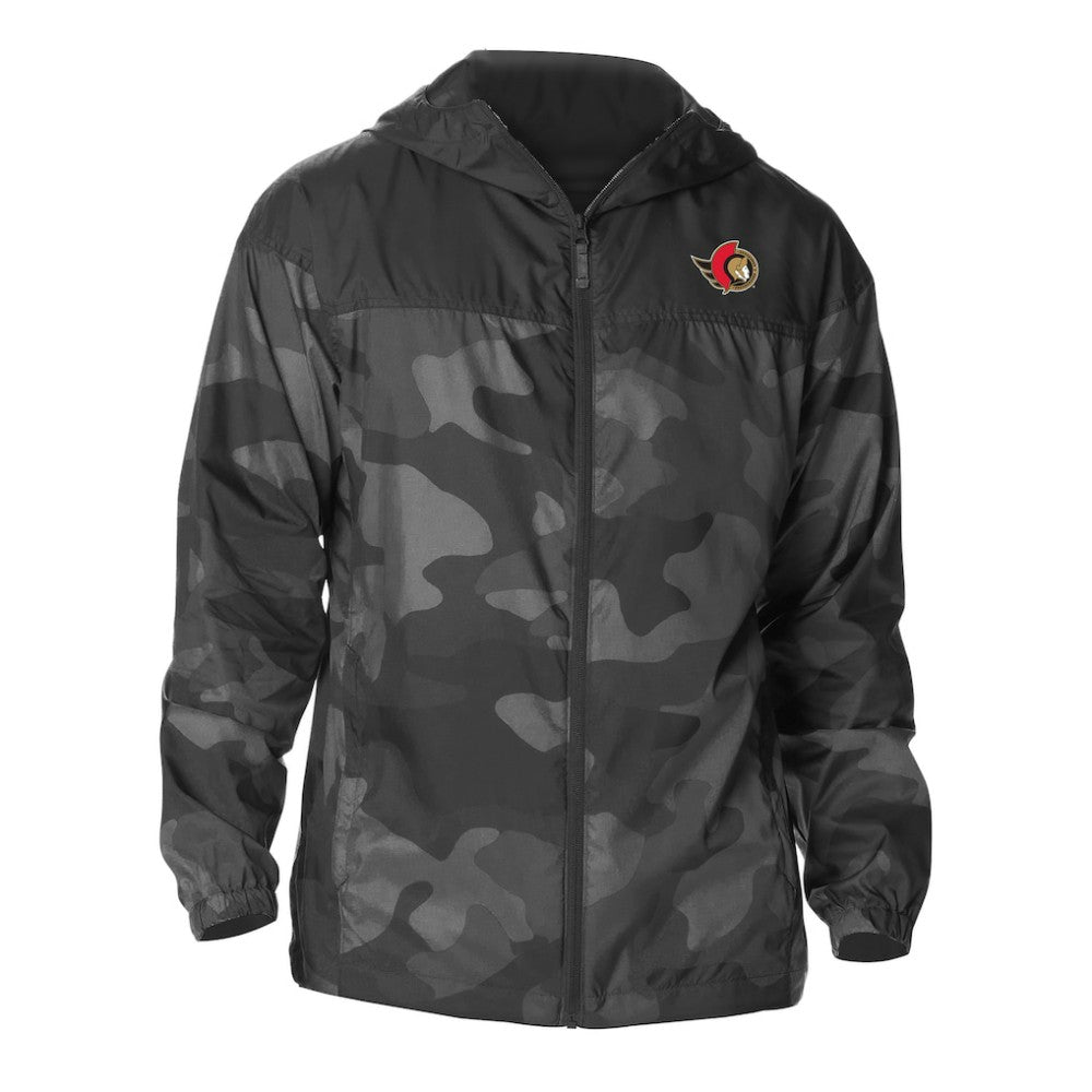 Ottawa Senators Columbia Camo Flash Challenger Omni-Shade Full-Zip Hoodie Windbreaker -  NHL Hoodies