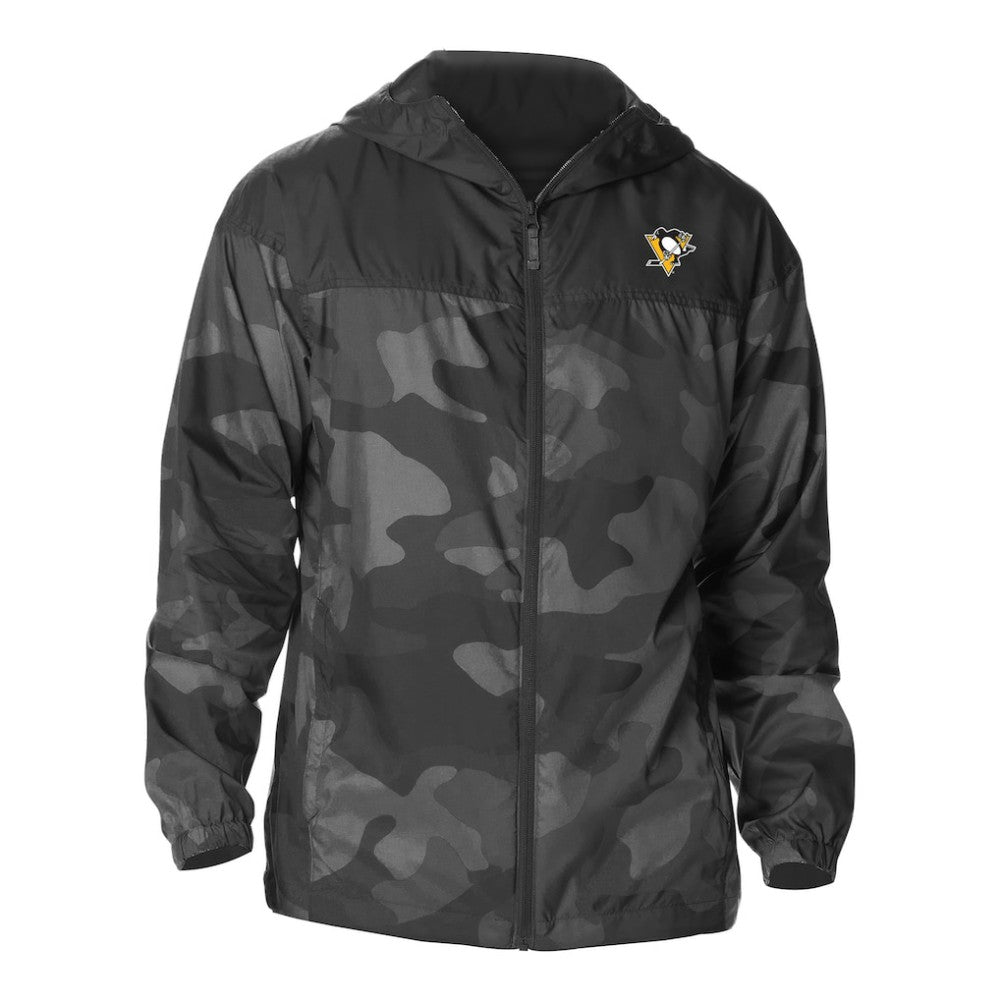 Pittsburgh Penguins Columbia Camo Flash Challenger Omni-Shade Full-Zip Hoodie Windbreaker -  NHL Hoodies