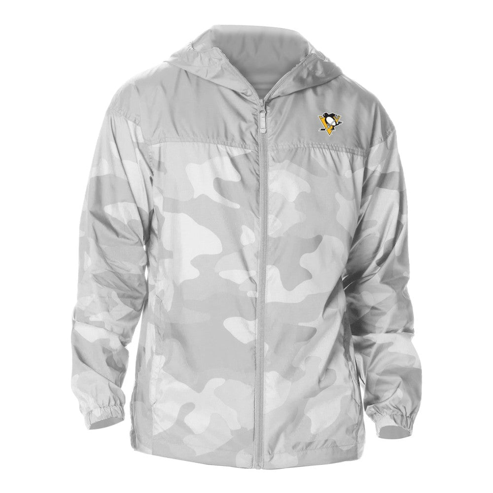 Pittsburgh Penguins Columbia Camo Flash Challenger Omni-Shade Full-Zip Hoodie Windbreaker -  NHL Hoodies