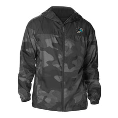 San Jose Sharks Columbia Camo Flash Challenger Omni-Shade Full-Zip Hoodie Windbreaker -  NHL Hoodies