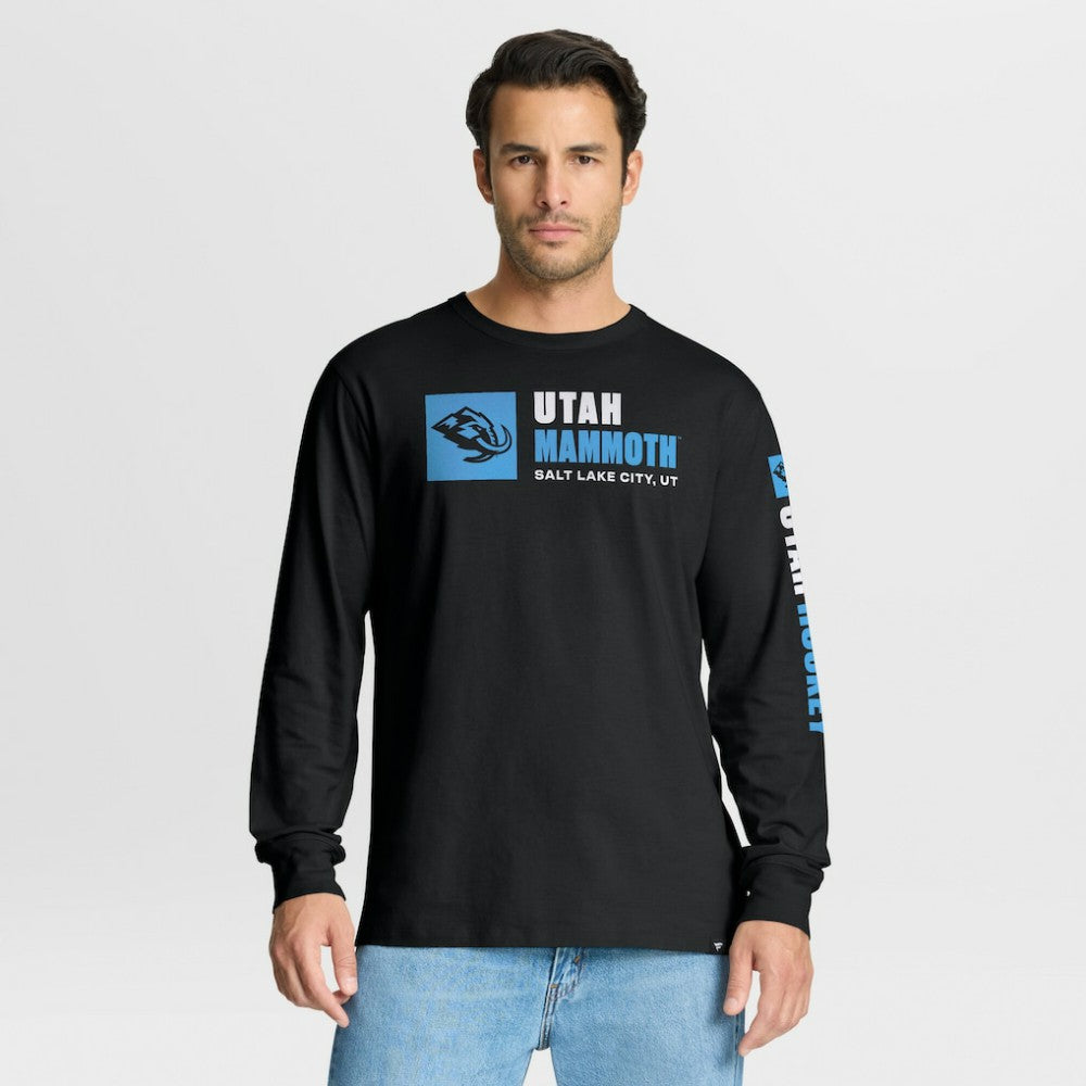 Utah Mammoth Fanatics Goal Crease Legacy Long Sleeve T-Shirt -  NHL T-shirts