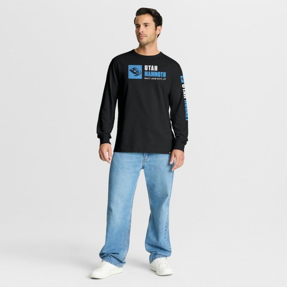 Utah Mammoth Fanatics Goal Crease Legacy Long Sleeve T-Shirt -  NHL T-shirts