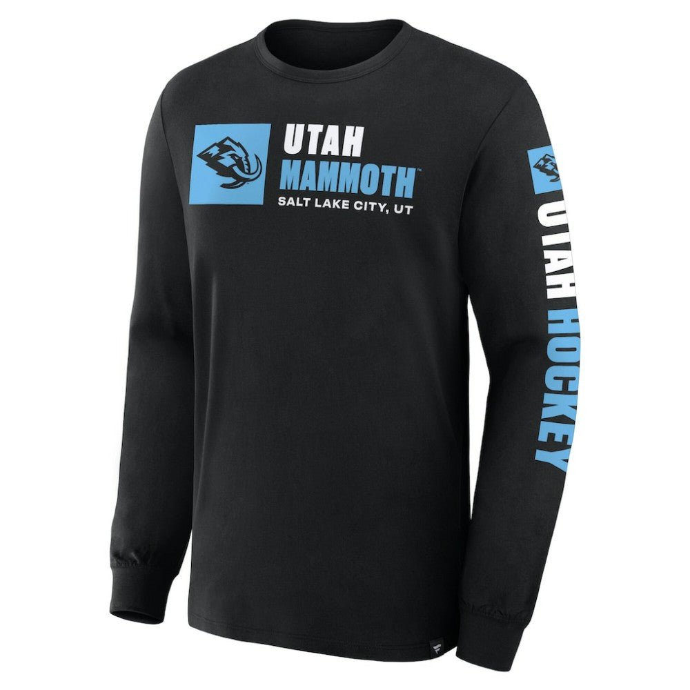 Utah Mammoth Fanatics Goal Crease Legacy Long Sleeve T-Shirt -  NHL T-shirts