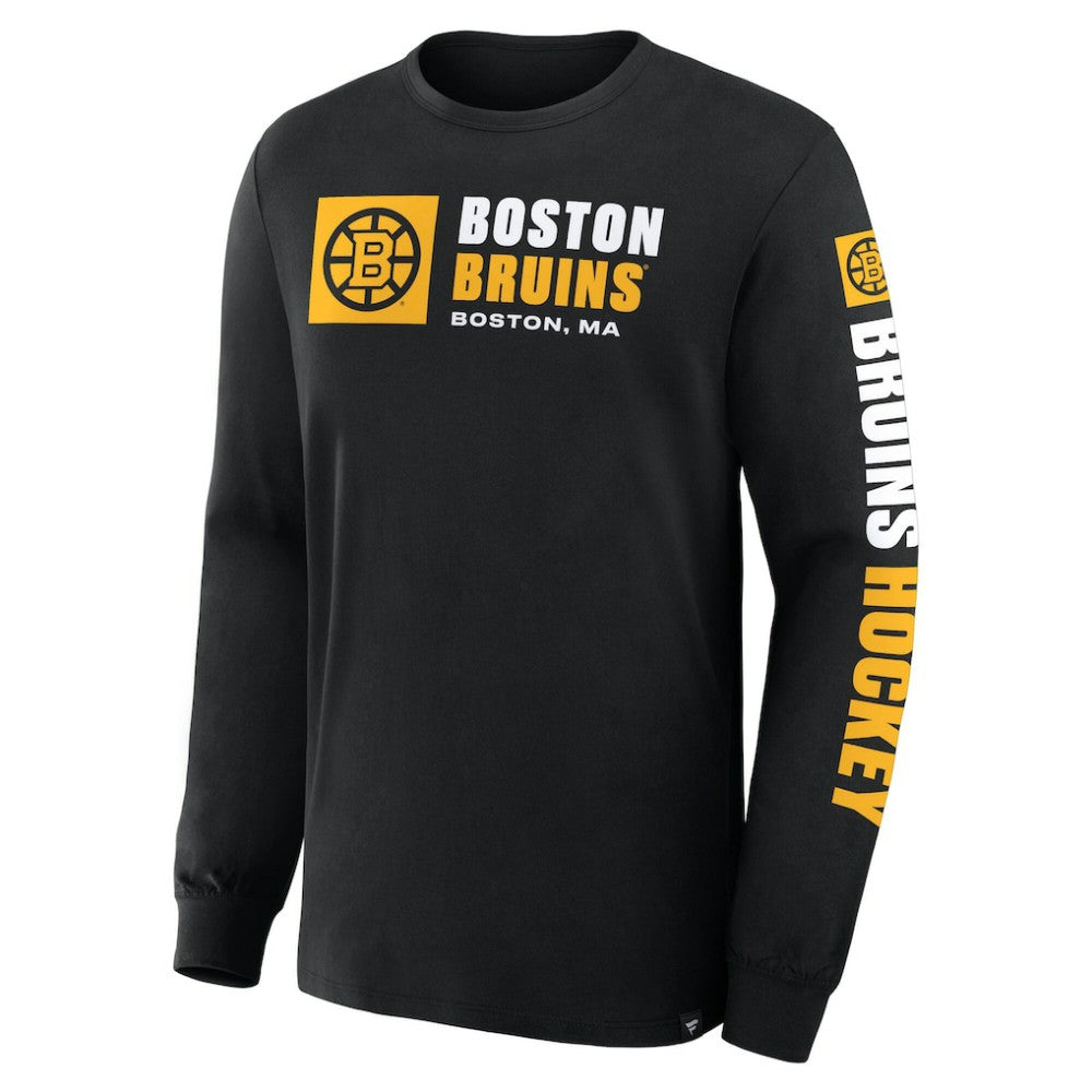 Boston Bruins Fanatics Goal Crease Legacy Long Sleeve T-Shirt -  NHL T-shirts