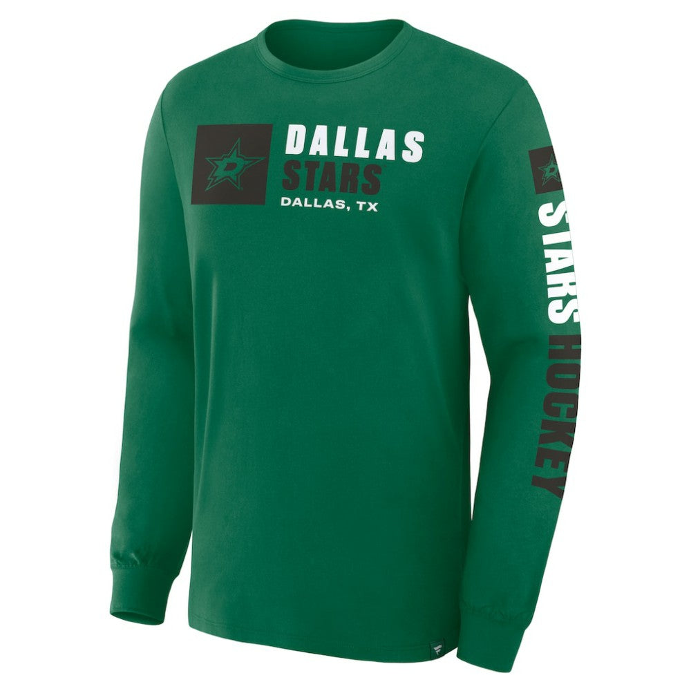 Dallas Stars Fanatics Goal Crease Legacy Long Sleeve T-Shirt -  NHL T-shirts
