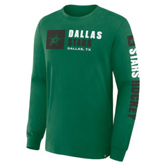 Dallas Stars Fanatics Goal Crease Legacy Long Sleeve T-Shirt -  NHL T-shirts
