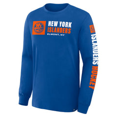 New York Islanders Fanatics Goal Crease Legacy Long Sleeve T-Shirt -  NHL T-shirts