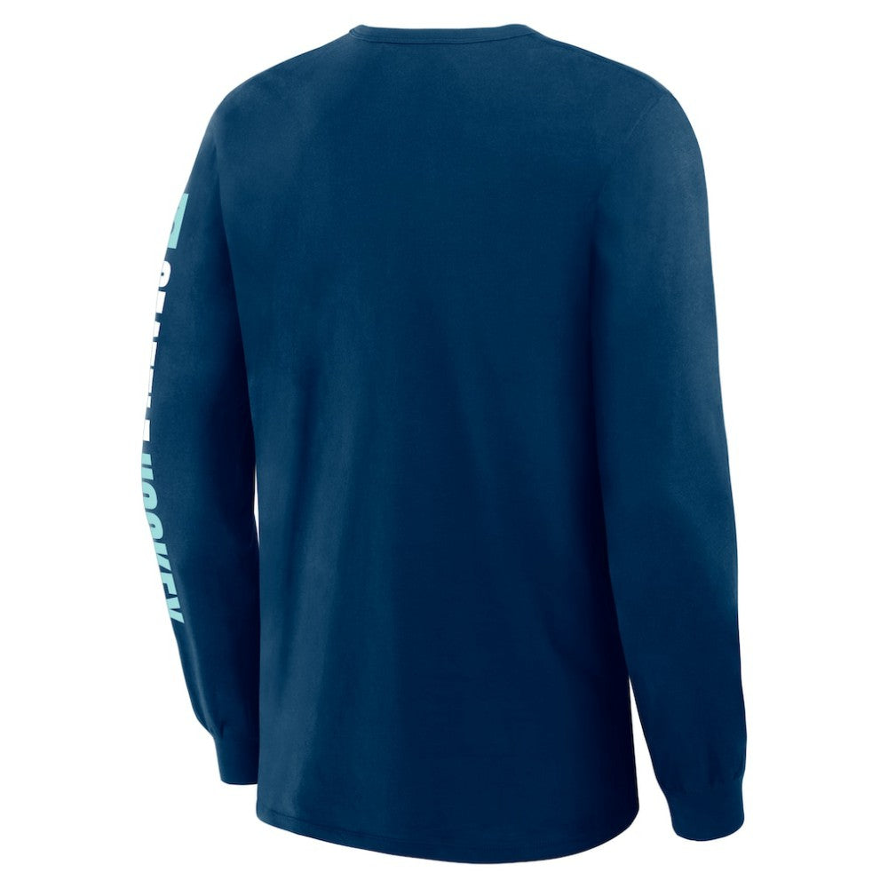 Seattle Kraken Fanatics Goal Crease Legacy Long Sleeve T-Shirt -  NHL T-shirts