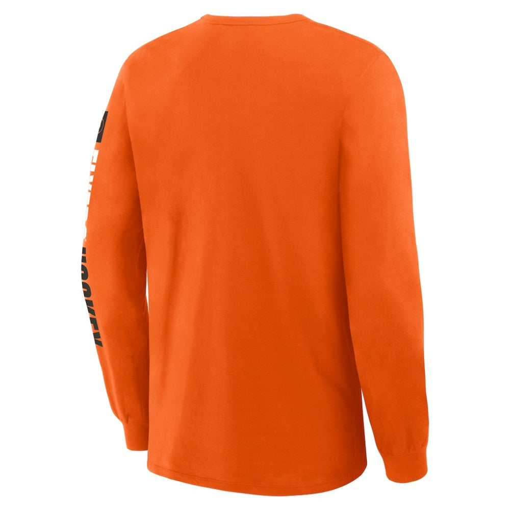 Philadelphia Flyers Fanatics Goal Crease Legacy Long Sleeve T-Shirt -  NHL T-shirts
