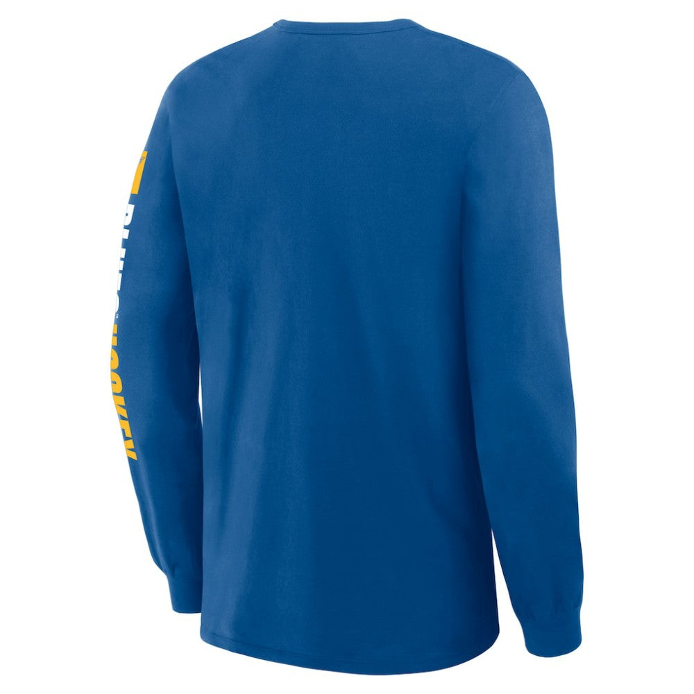 St. Louis Blues Fanatics Goal Crease Legacy Long Sleeve T-Shirt -  NHL T-shirts
