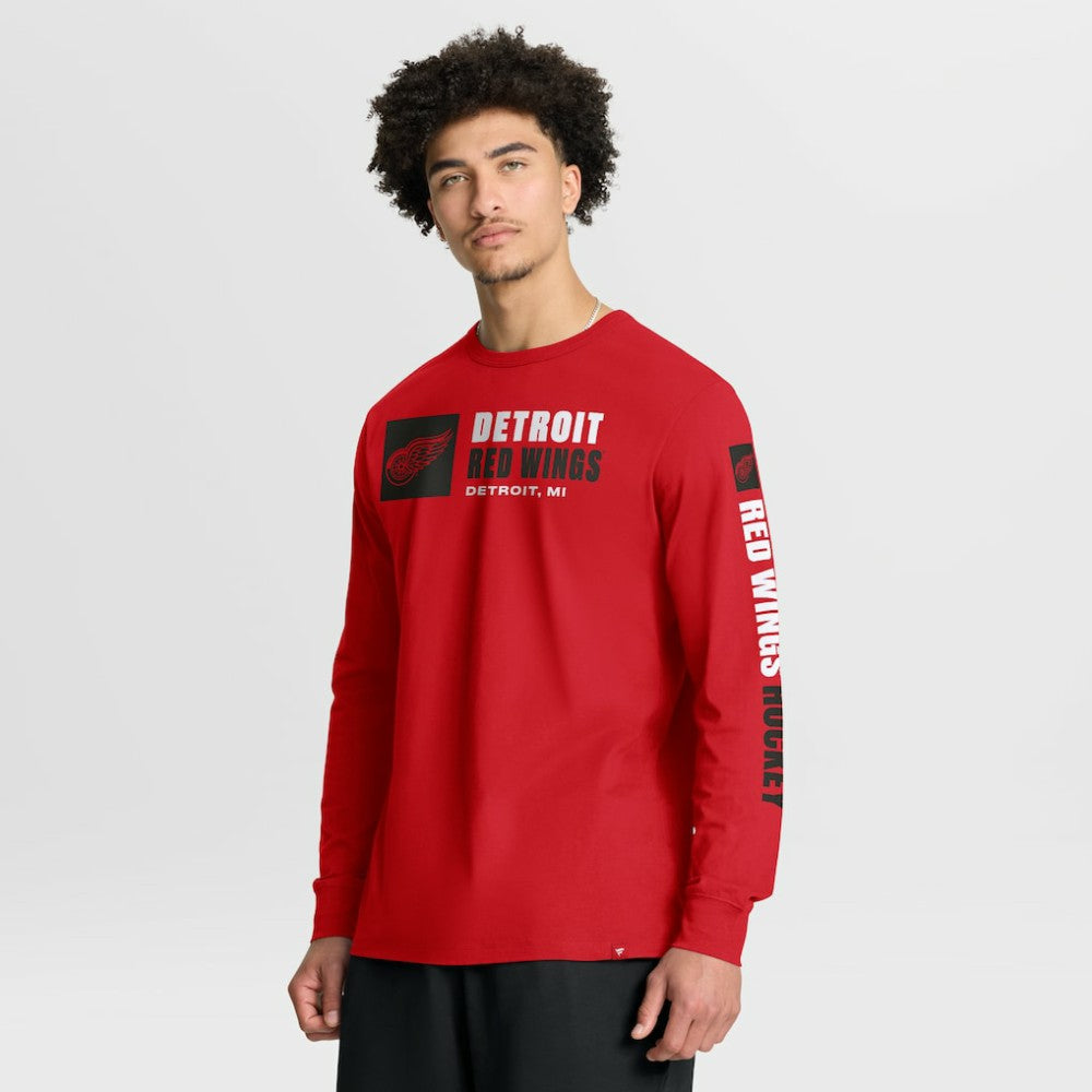 Detroit Red Wings Fanatics Goal Crease Legacy Long Sleeve T-Shirt -  NHL T-shirts