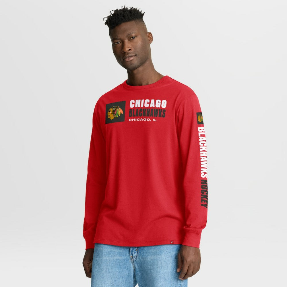 Chicago Blackhawks Fanatics Goal Crease Legacy Long Sleeve T-Shirt -  NHL T-shirts