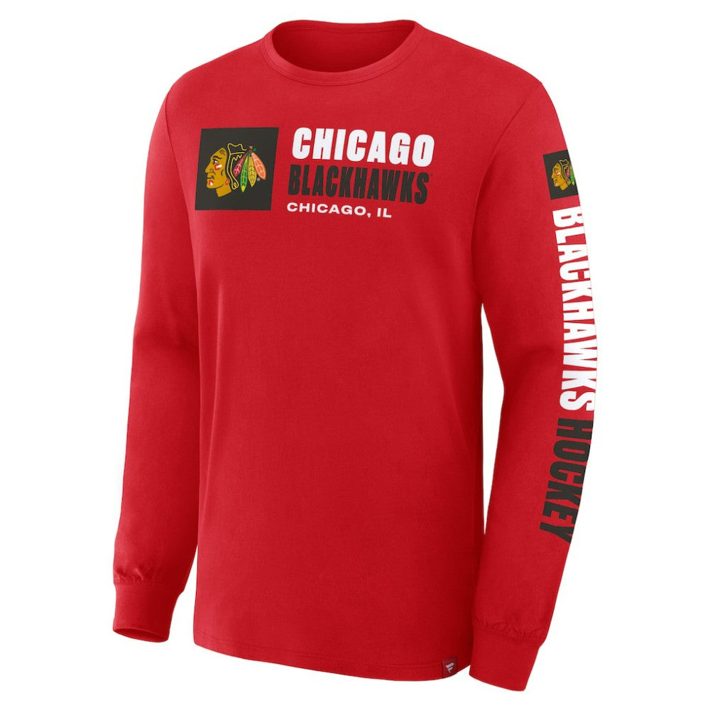 Chicago Blackhawks Fanatics Goal Crease Legacy Long Sleeve T-Shirt -  NHL T-shirts