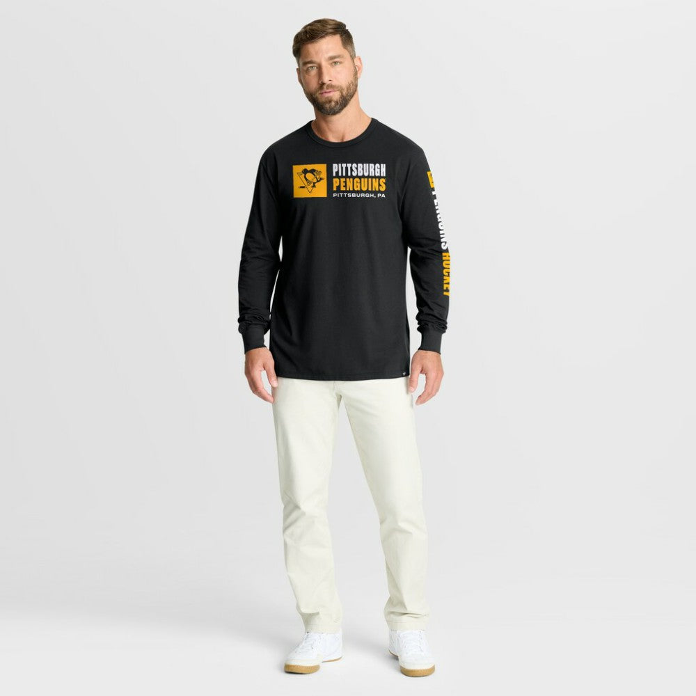 Pittsburgh Penguins Fanatics Goal Crease Legacy Long Sleeve T-Shirt -  NHL T-shirts