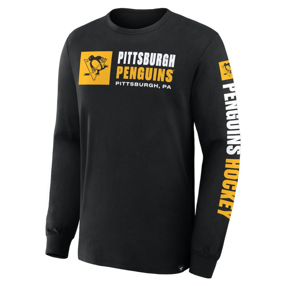 Pittsburgh Penguins Fanatics Goal Crease Legacy Long Sleeve T-Shirt -  NHL T-shirts