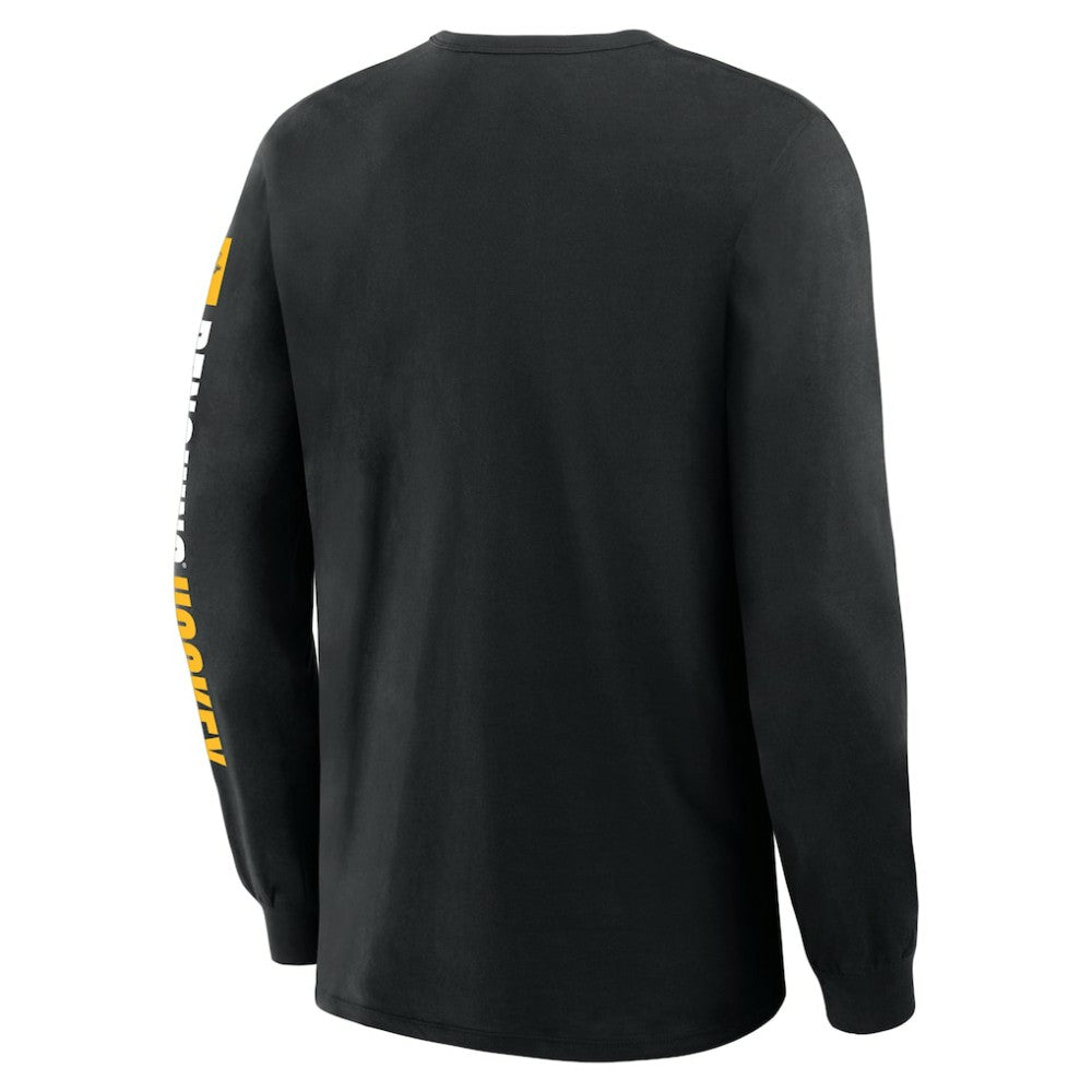 Pittsburgh Penguins Fanatics Goal Crease Legacy Long Sleeve T-Shirt -  NHL T-shirts