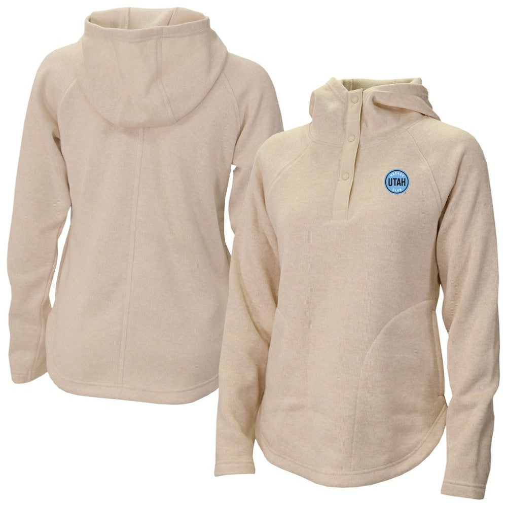 Utah Mammoth Columbia Women's Sweater Weather Quarter-Snap Hoodie -  NHL Hoodies