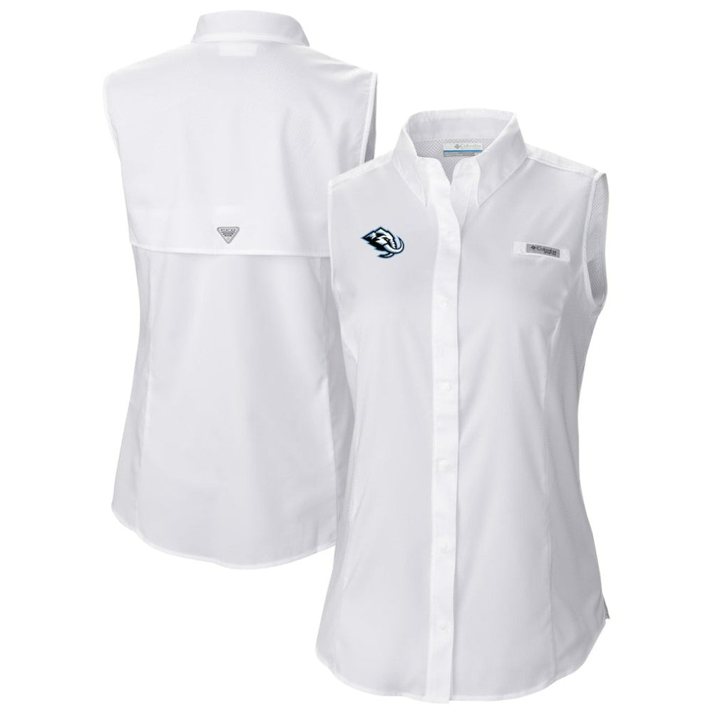 Utah Mammoth Columbia Women's Tamiami Omni-Shade Sleeveless Button-Up Shirt -  NHL