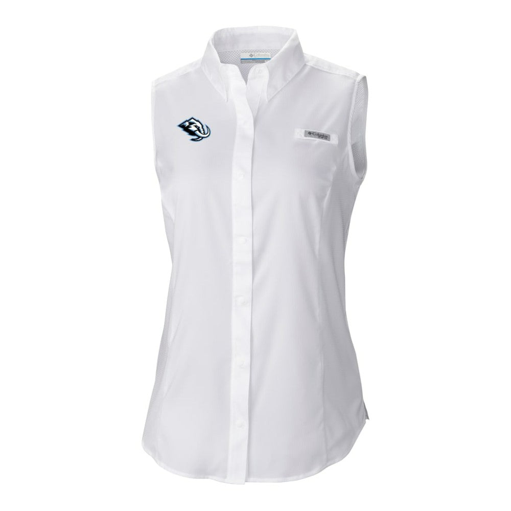 Utah Mammoth Columbia Women's Tamiami Omni-Shade Sleeveless Button-Up Shirt -  NHL