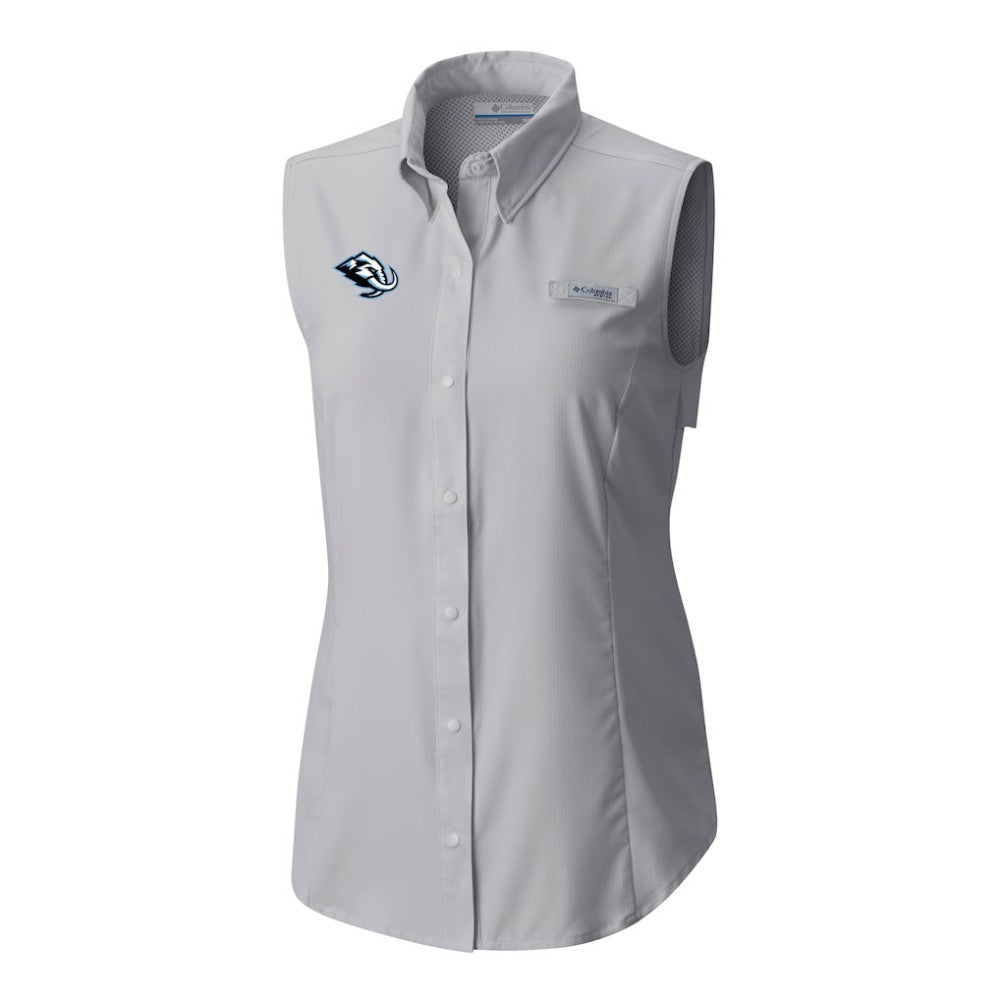 Utah Mammoth Columbia Women's Tamiami Omni-Shade Sleeveless Button-Up Shirt -  NHL