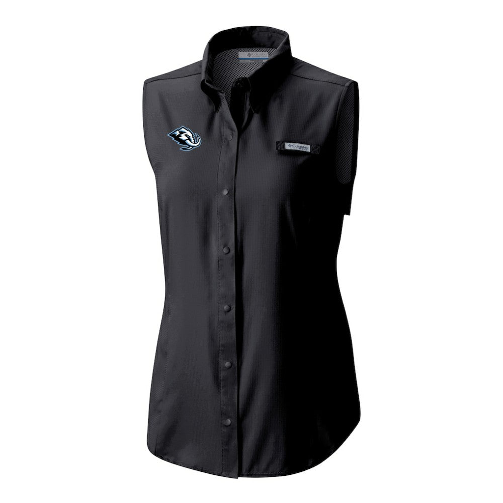 Utah Mammoth Columbia Women's Tamiami Omni-Shade Sleeveless Button-Up Shirt -  NHL