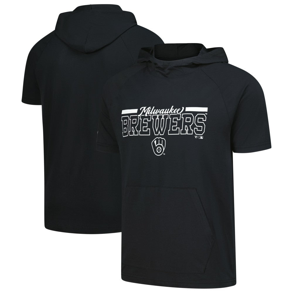 Milwaukee Brewers Levelwear Phase Vanguard Hoodie T-Shirt - MLB Hoodies