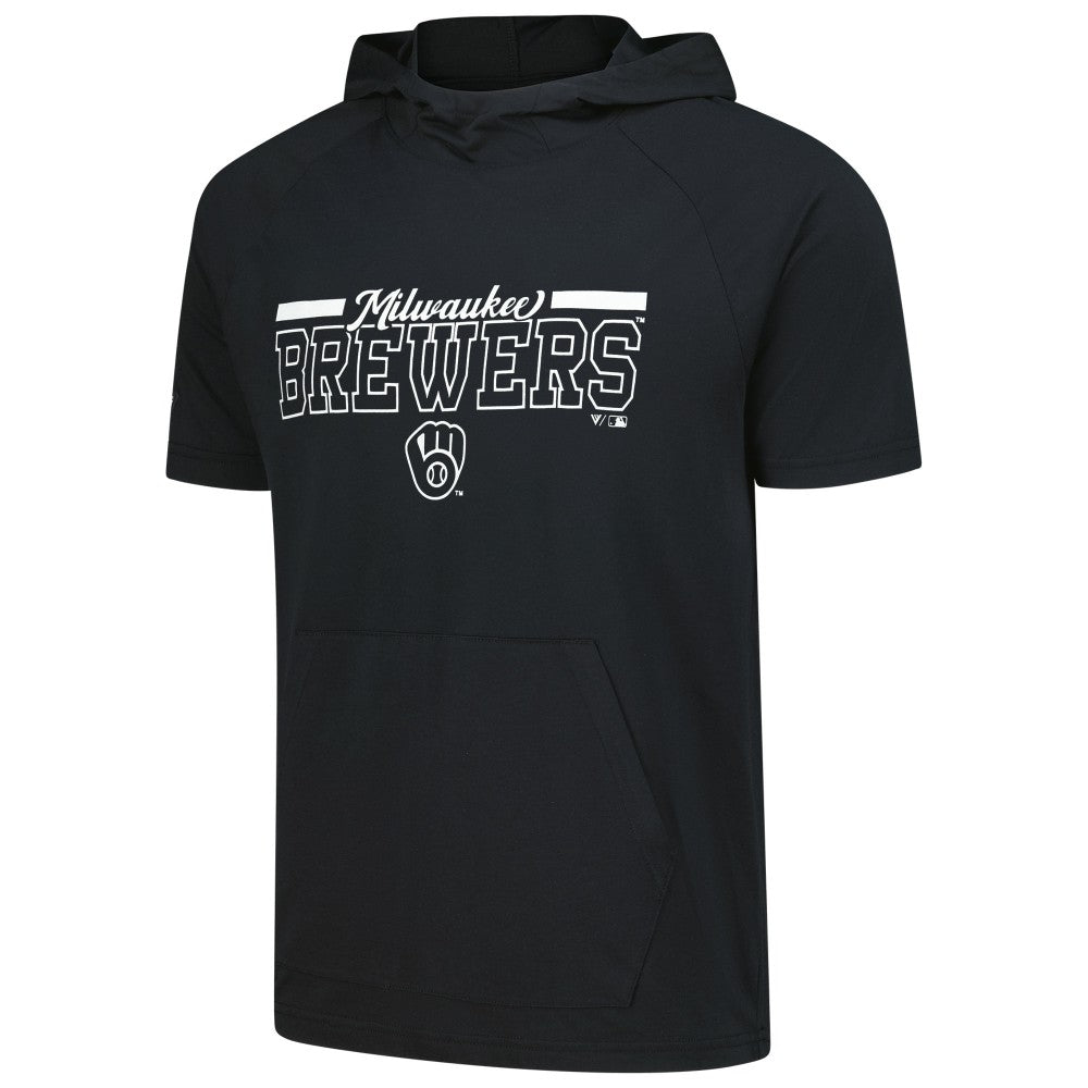 Milwaukee Brewers Levelwear Phase Vanguard Hoodie T-Shirt - MLB Hoodies