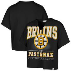 David Pastrnak Boston Bruins '47 Women's Elation Name & Number Oversized Notch Neck T-Shirt -  NHL T-shirts