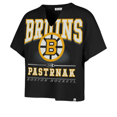 David Pastrnak Boston Bruins '47 Women's Elation Name & Number Oversized Notch Neck T-Shirt -  NHL T-shirts