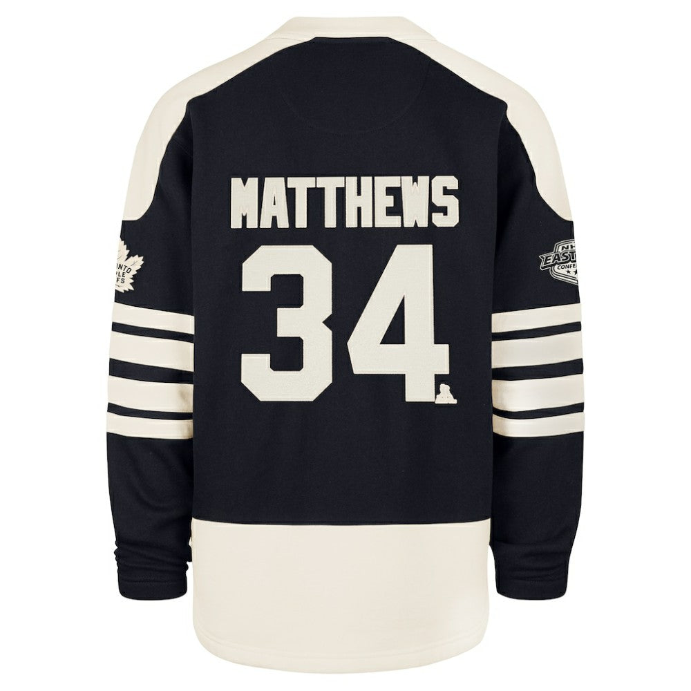 Auston Matthews Toronto Maple Leafs '47 Player Name & Number Sweep Check Eternal Lacer Sweatshirt -  NHL Sweatshirts