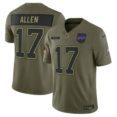 Buffalo Bills Josh Allen  2025 Salute to Service Limited Jersey | NFL Hot
