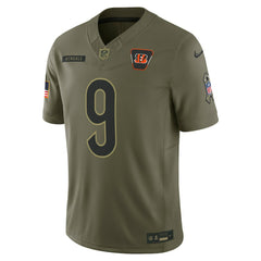 Cincinnati Bengals Joe Burrow  2025 Salute to Service Limited Jersey | NFL Discount
