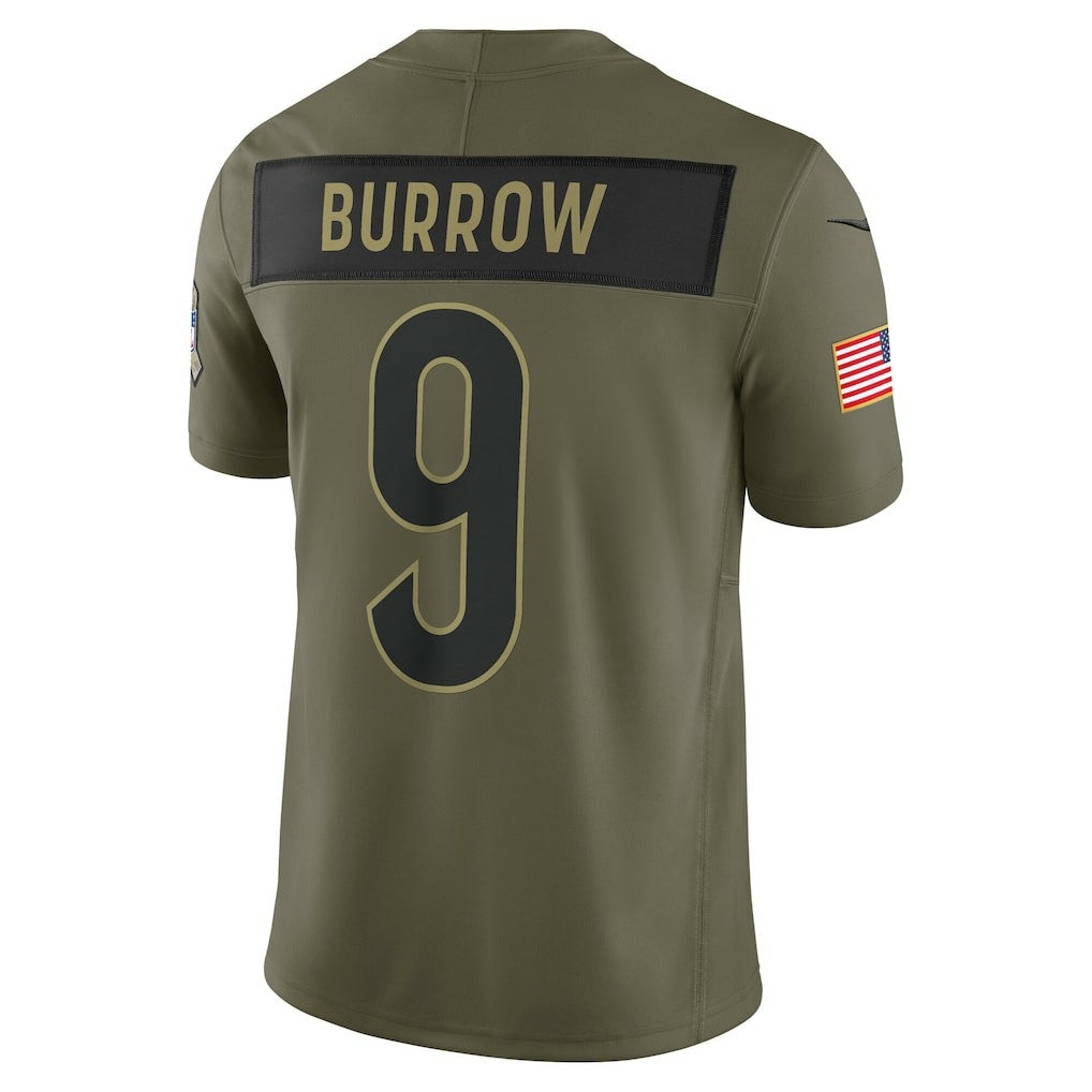 Cincinnati Bengals Joe Burrow  2025 Salute to Service Limited Jersey | NFL Discount
