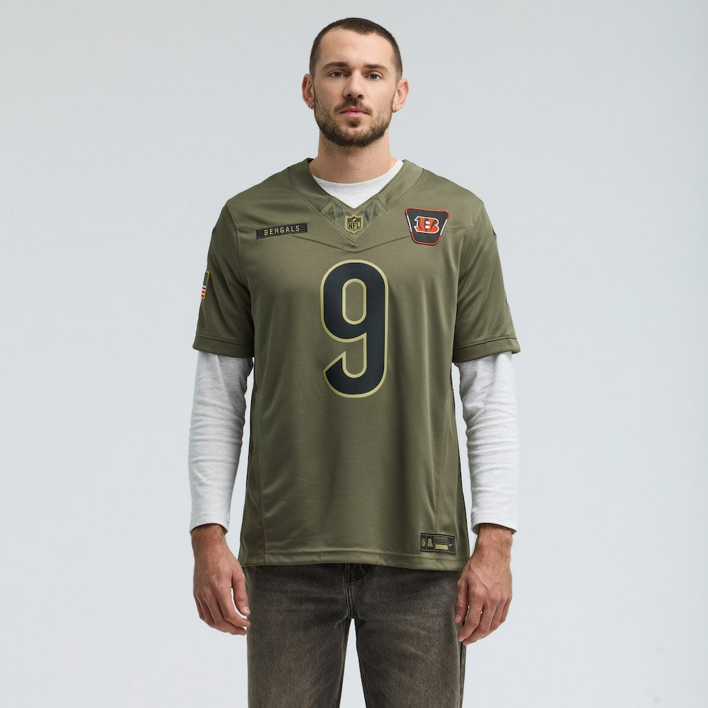 Cincinnati Bengals Joe Burrow  2025 Salute to Service Limited Jersey | NFL Discount