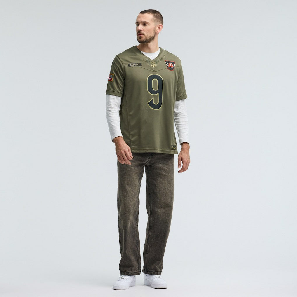 Cincinnati Bengals Joe Burrow  2025 Salute to Service Limited Jersey | NFL Discount