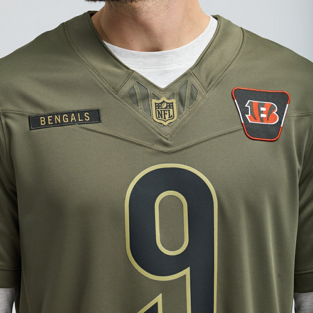 Cincinnati Bengals Joe Burrow  2025 Salute to Service Limited Jersey | NFL Discount