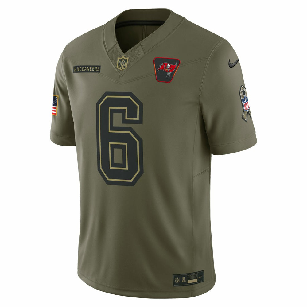 Tampa Bay Buccaneers Baker Mayfield  2025 Salute to Service Limited Jersey | NFL Discount