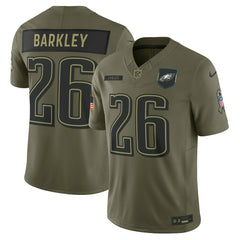Philadelphia Eagles Saquon Barkley  2025 Salute to Service Limited Jersey | NFL Discount