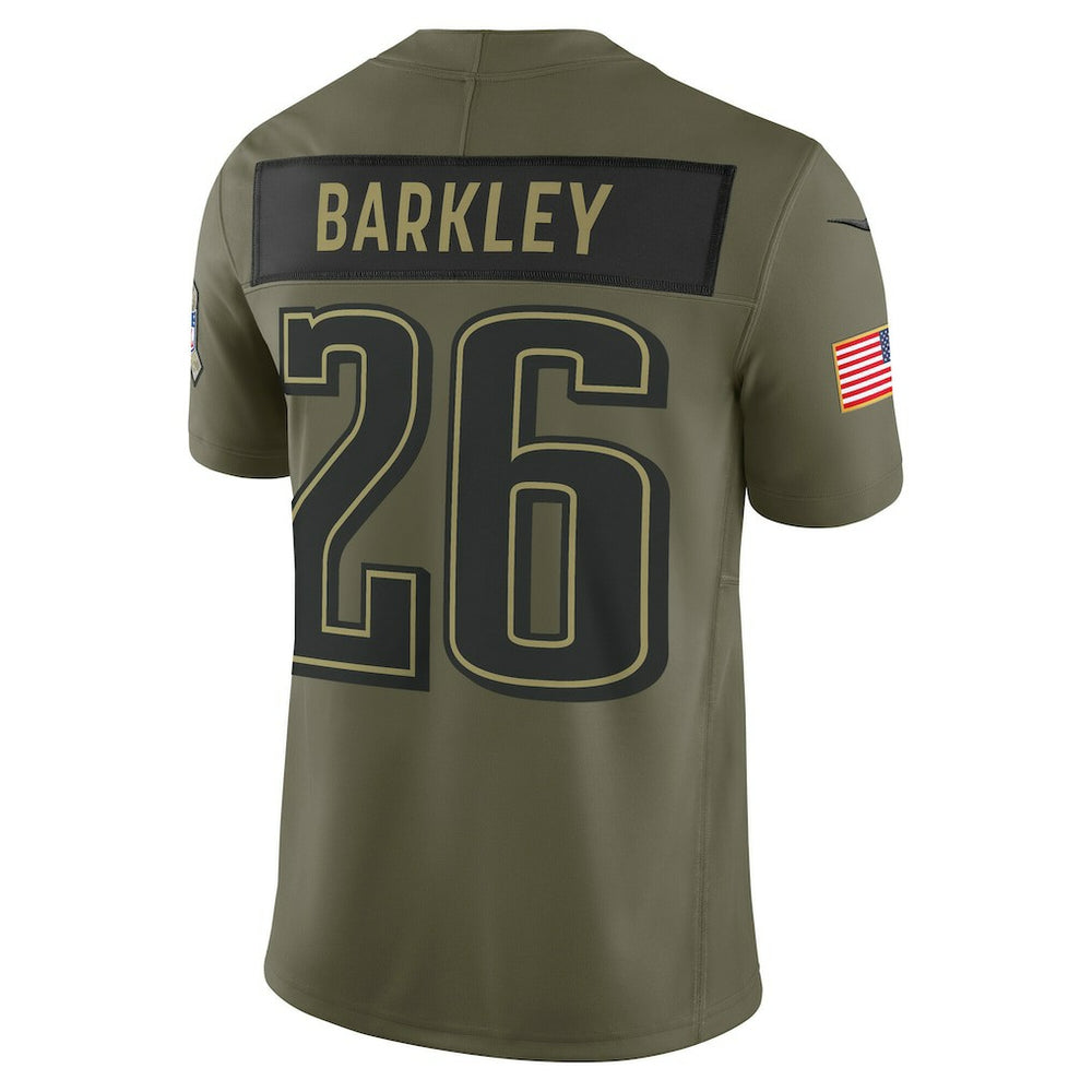 Philadelphia Eagles Saquon Barkley  2025 Salute to Service Limited Jersey | NFL Discount