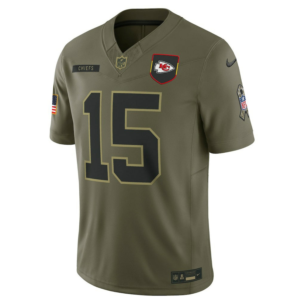 Kansas City Chiefs Patrick Mahomes  2025 Salute to Service Limited Jersey | NFL Sale