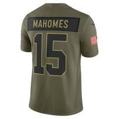 Kansas City Chiefs Patrick Mahomes  2025 Salute to Service Limited Jersey | NFL Sale